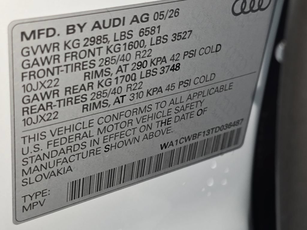 New 2026 Audi SQ8 Prestige AWD/4WD image 35