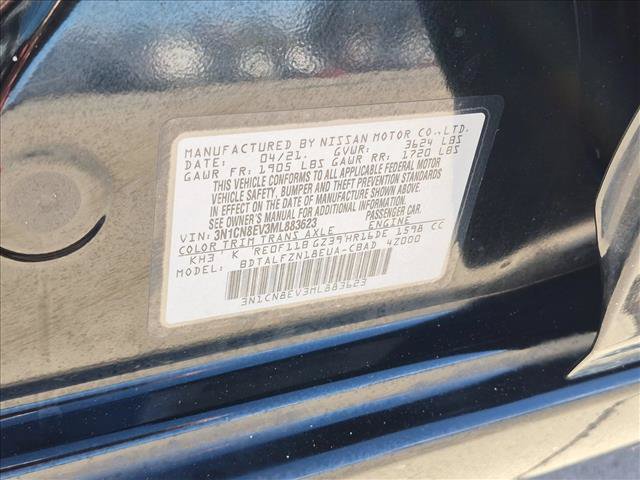 Used 2021 Nissan Versa SV FWD image 23