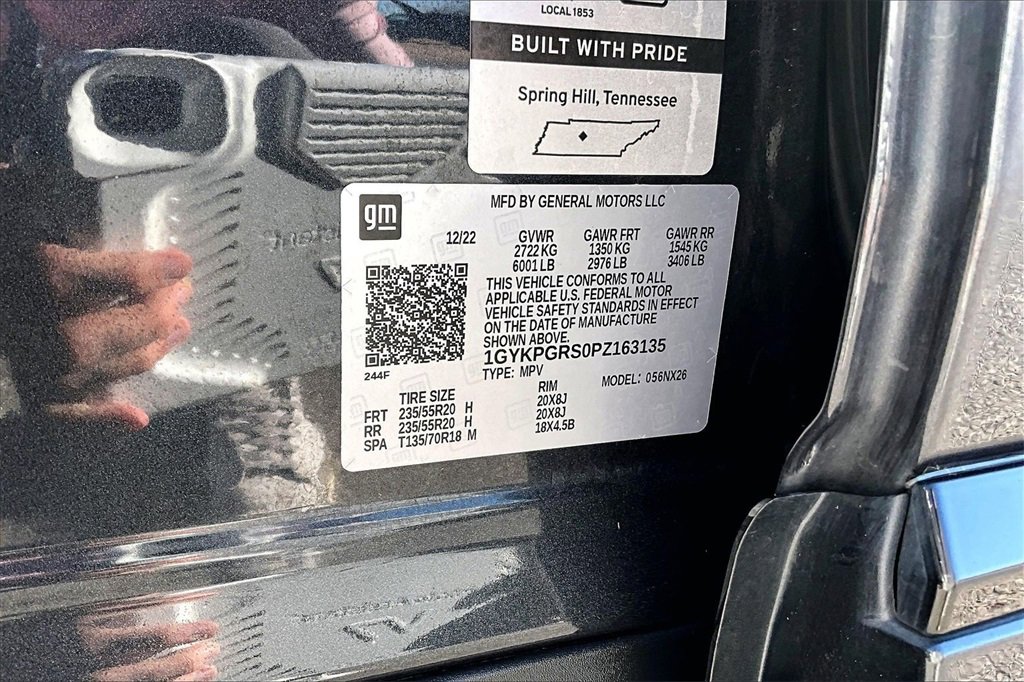 Certified 2023 Cadillac XT6 Sport w/ LPO, ONYX Package image 34