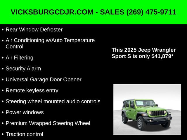New 2025 Jeep Wrangler Sport S image 22