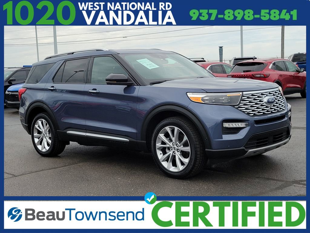 Certified 2021 Ford Explorer Platinum w/ Equipment Group 601A