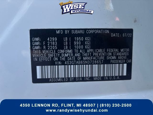 Used 2022 Subaru Impreza 2.0i image 27