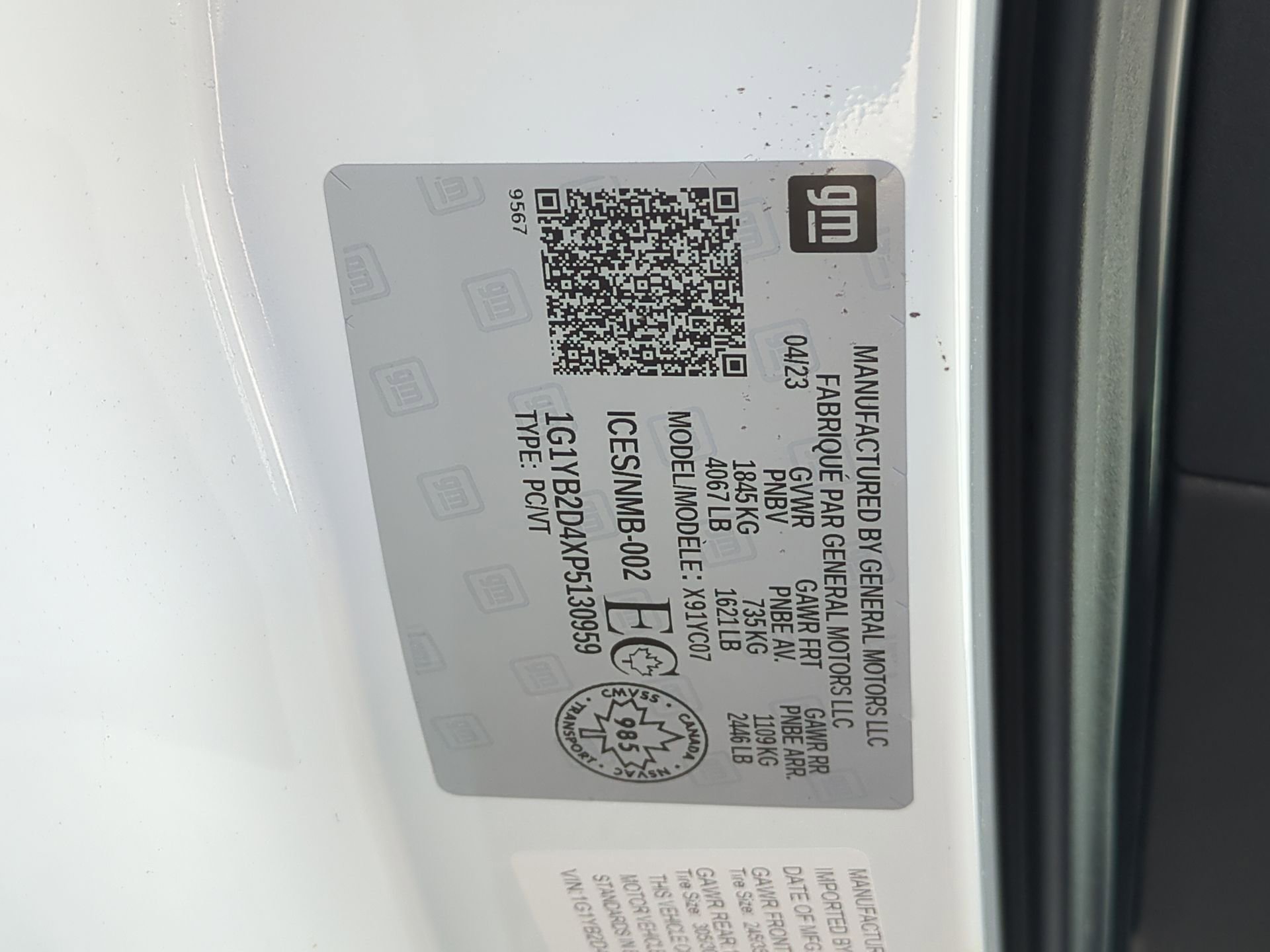 Certified 2023 Chevrolet Corvette Stingray Preferred Cpe w/ Z51 Performance Package image 31