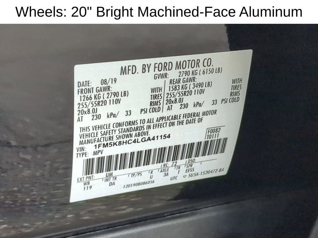 Used 2020 Ford Explorer Platinum w/ Premium Technology Package image 41