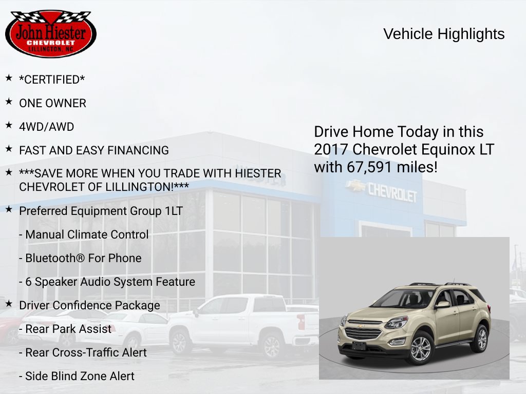 Used 2017 Chevrolet Equinox LT w/ Convenience Package AWD/4WD image 3