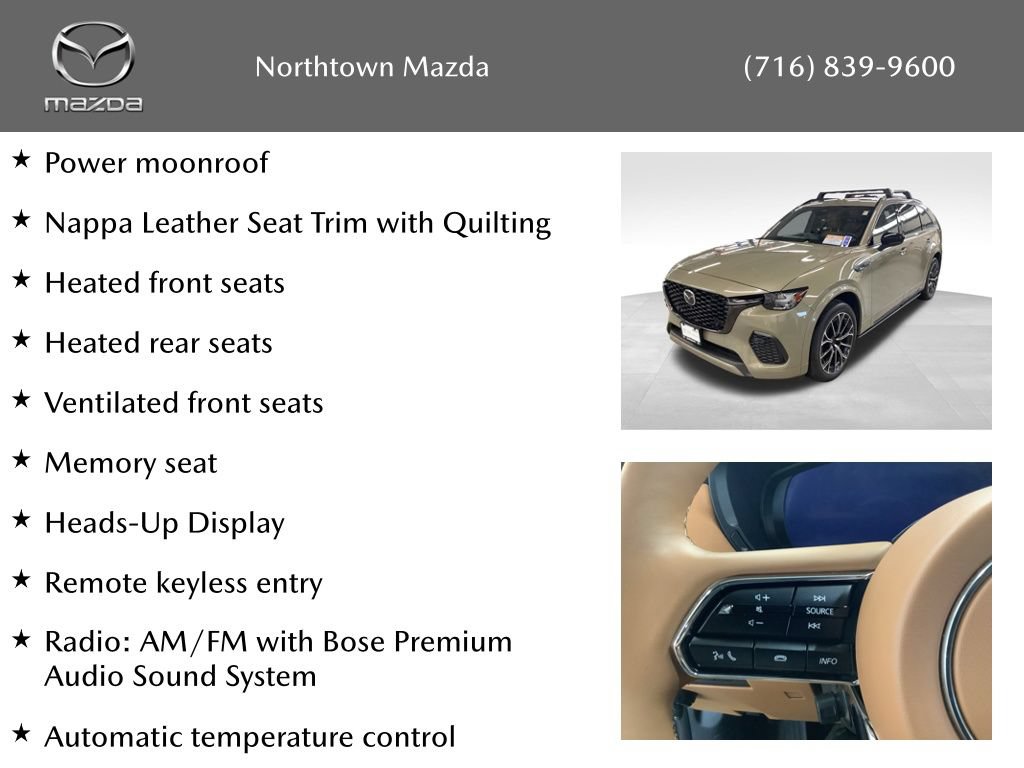 Certified 2026 MAZDA CX-70 3.3 Turbo S w/ Premium Plus AWD/4WD image 10