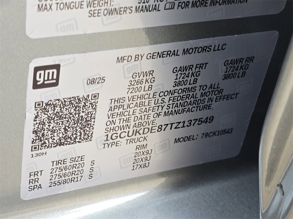 New 2026 Chevrolet Silverado 1500 LT w/ All Star Edition Plus image 36