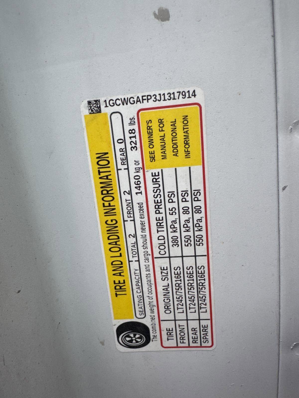 Used 2018 Chevrolet Express 2500 image 17