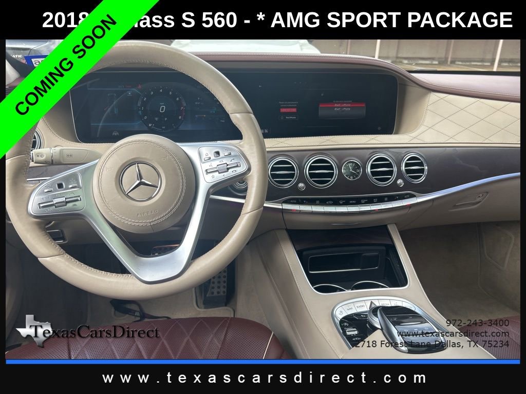 Used 2018 Mercedes-Benz S 560 4MATIC Sedan image 6
