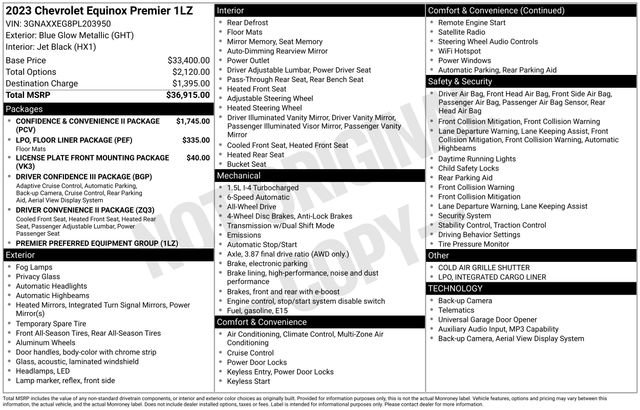 Used 2023 Chevrolet Equinox Premier AWD/4WD image 5