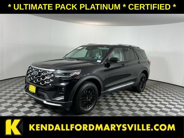 Certified 2025 Ford Explorer Platinum w/ Ultimate Package AWD/4WD image 1
