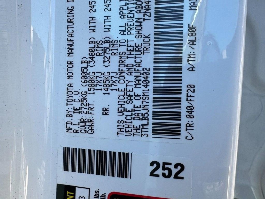 Certified 2025 Toyota Tacoma SR5 image 26