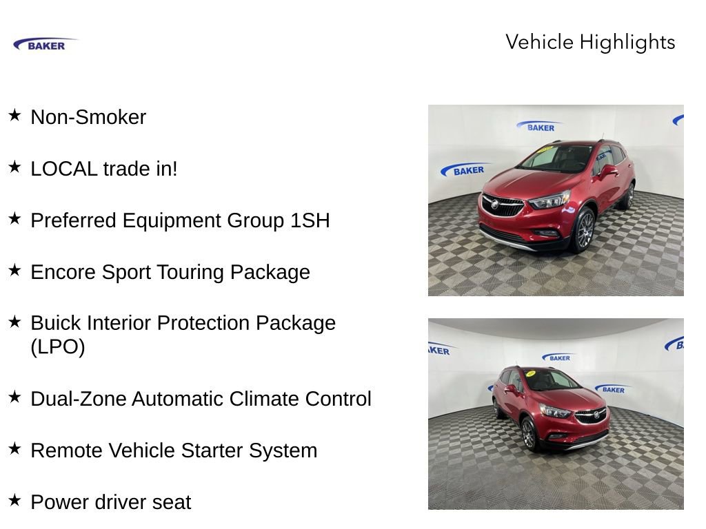 Certified 2019 Buick Encore Sport Touring AWD/4WD image 4