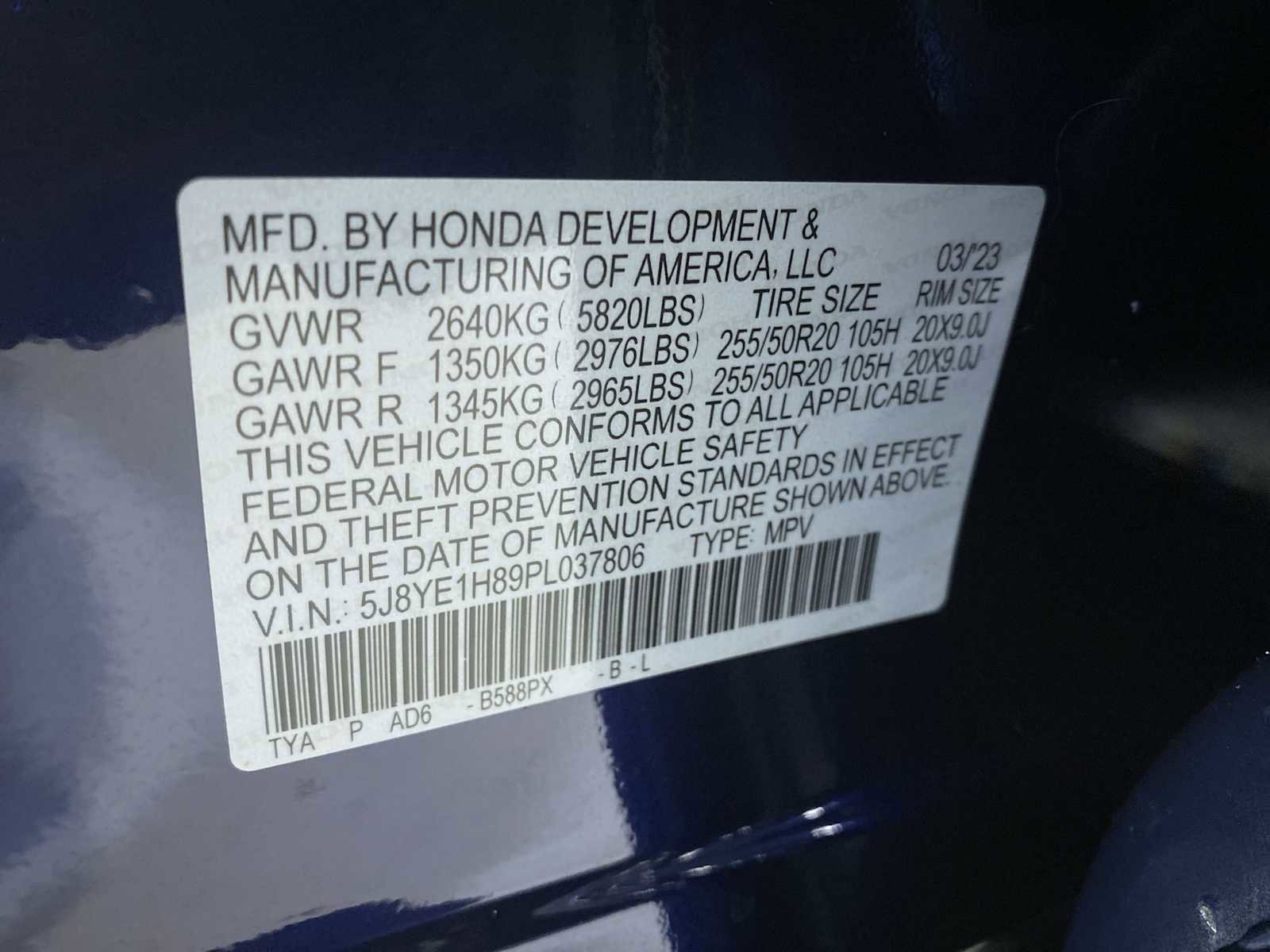 Certified 2023 Acura MDX SH-AWD w/ Advance Package image 21