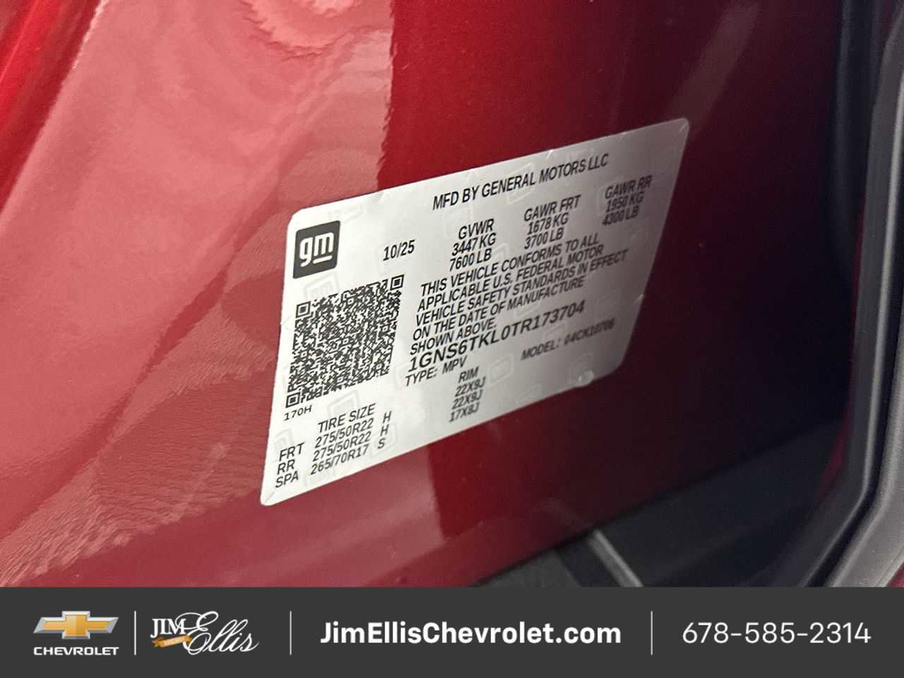 New 2026 Chevrolet Tahoe High Country w/ Sun And Tow Package image 46