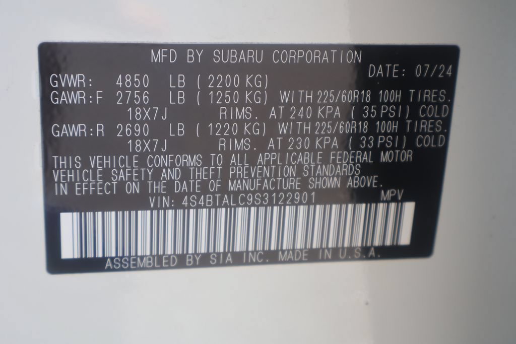 Used 2025 Subaru Outback Onyx Edition w/ Popular Package #2 AWD/4WD image 26