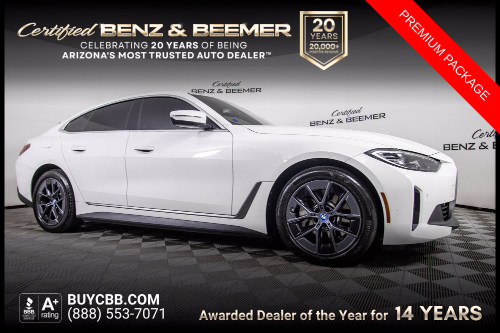 Used 2023 BMW i4 eDrive40 w/ Premium Package RWD image 1