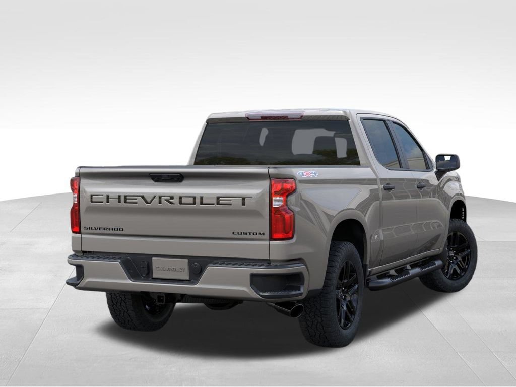 New 2026 Chevrolet Silverado 1500 Custom w/ Turbomax Blackout Package AWD/4WD image 4