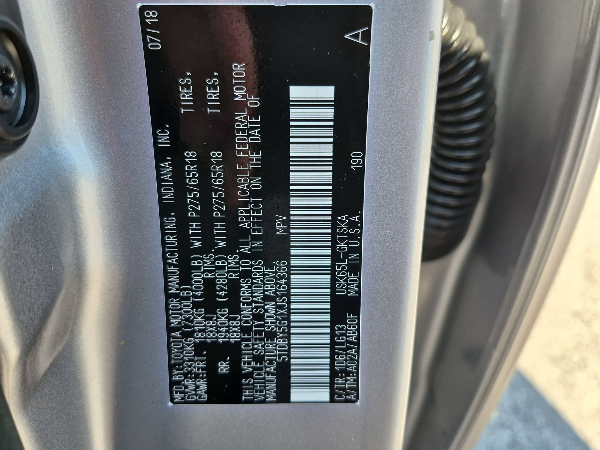 Used 2018 Toyota Sequoia SR5 w/ Premium Package AWD/4WD image 22