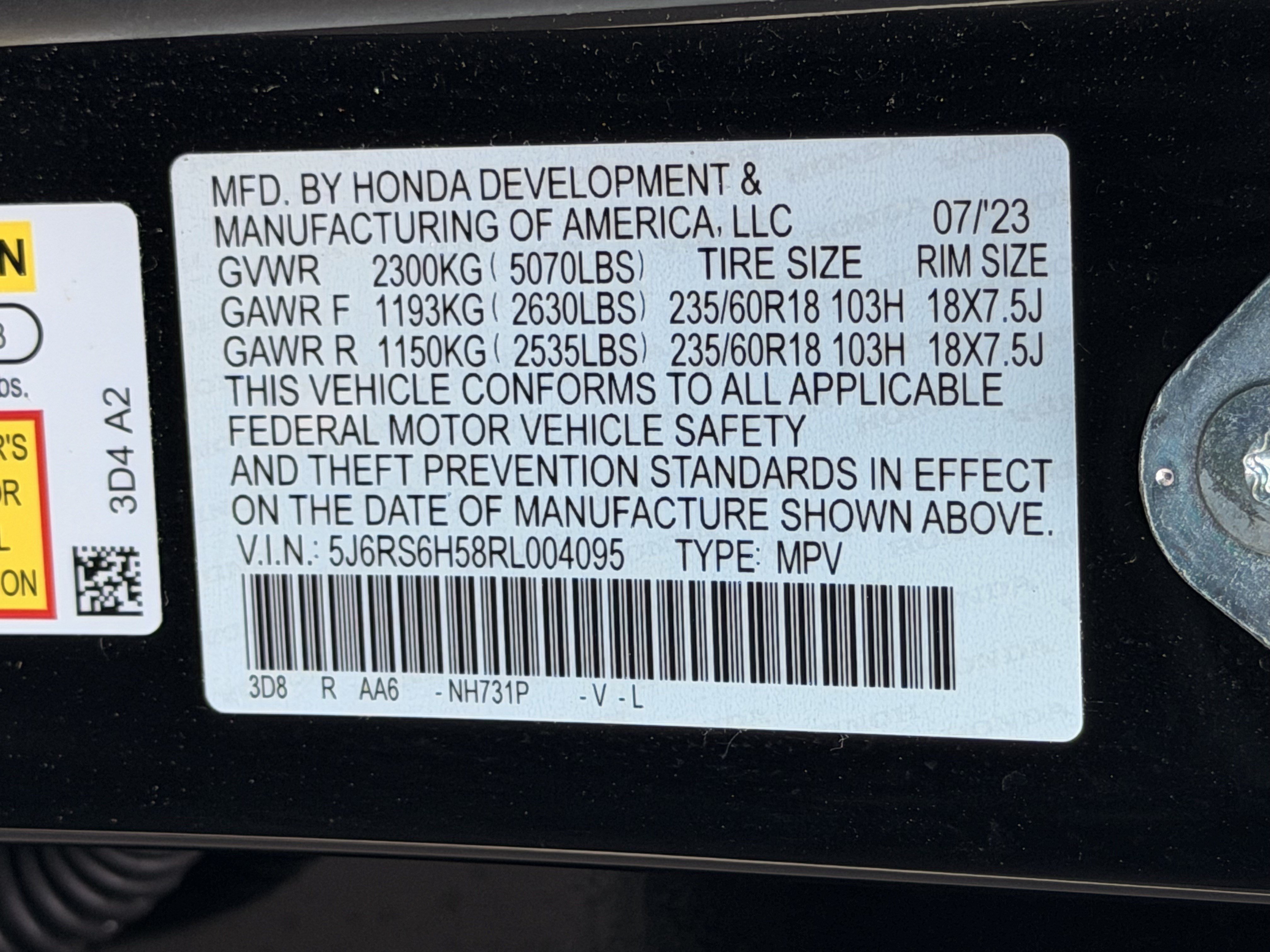 Certified 2024 Honda CR-V Sport image 28
