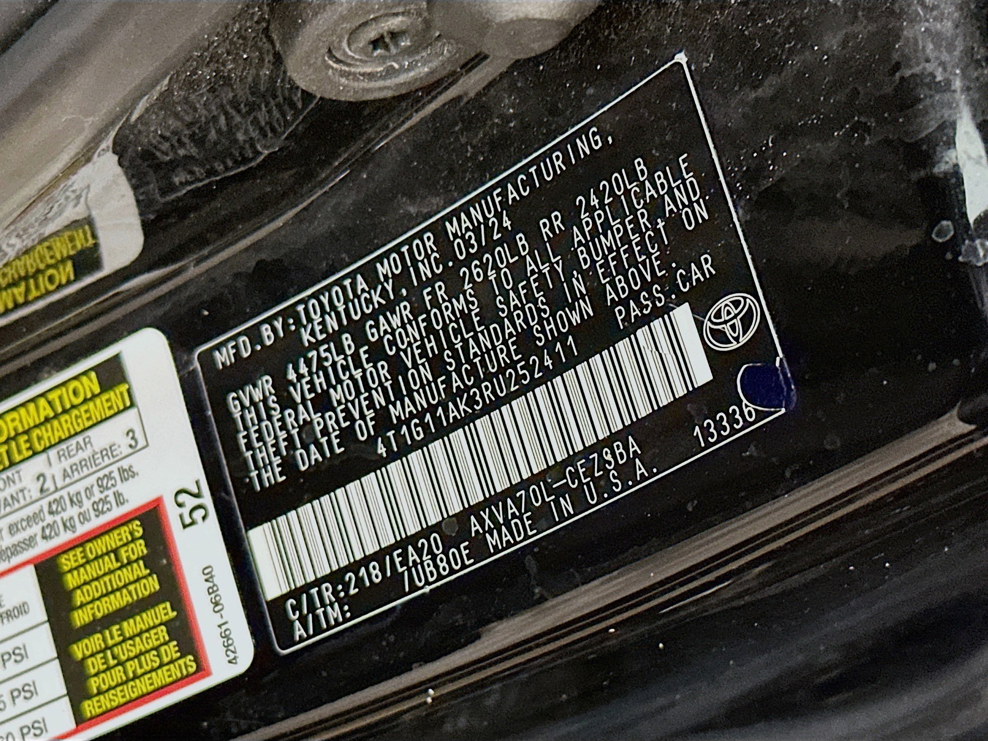 Used 2024 Toyota Camry SE image 12