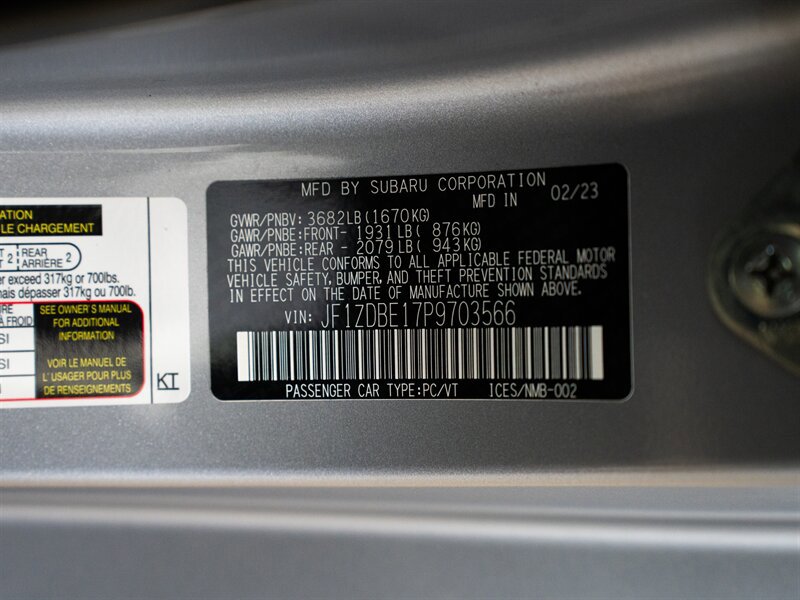 Used 2023 Subaru BRZ Limited RWD image 27