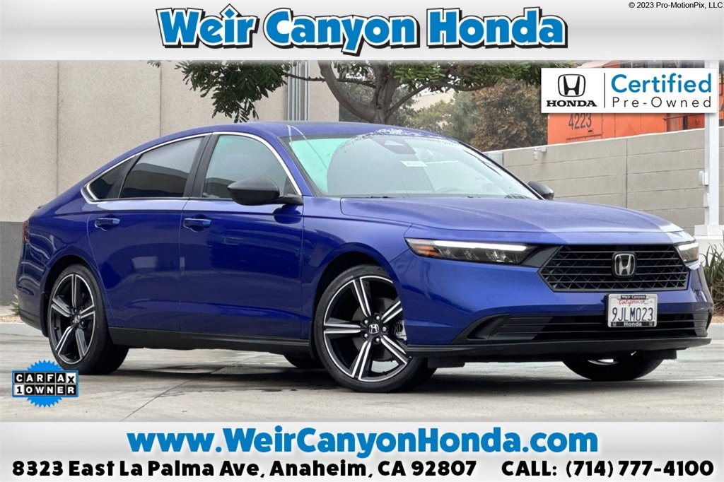 Certified 2023 Honda Accord Sport