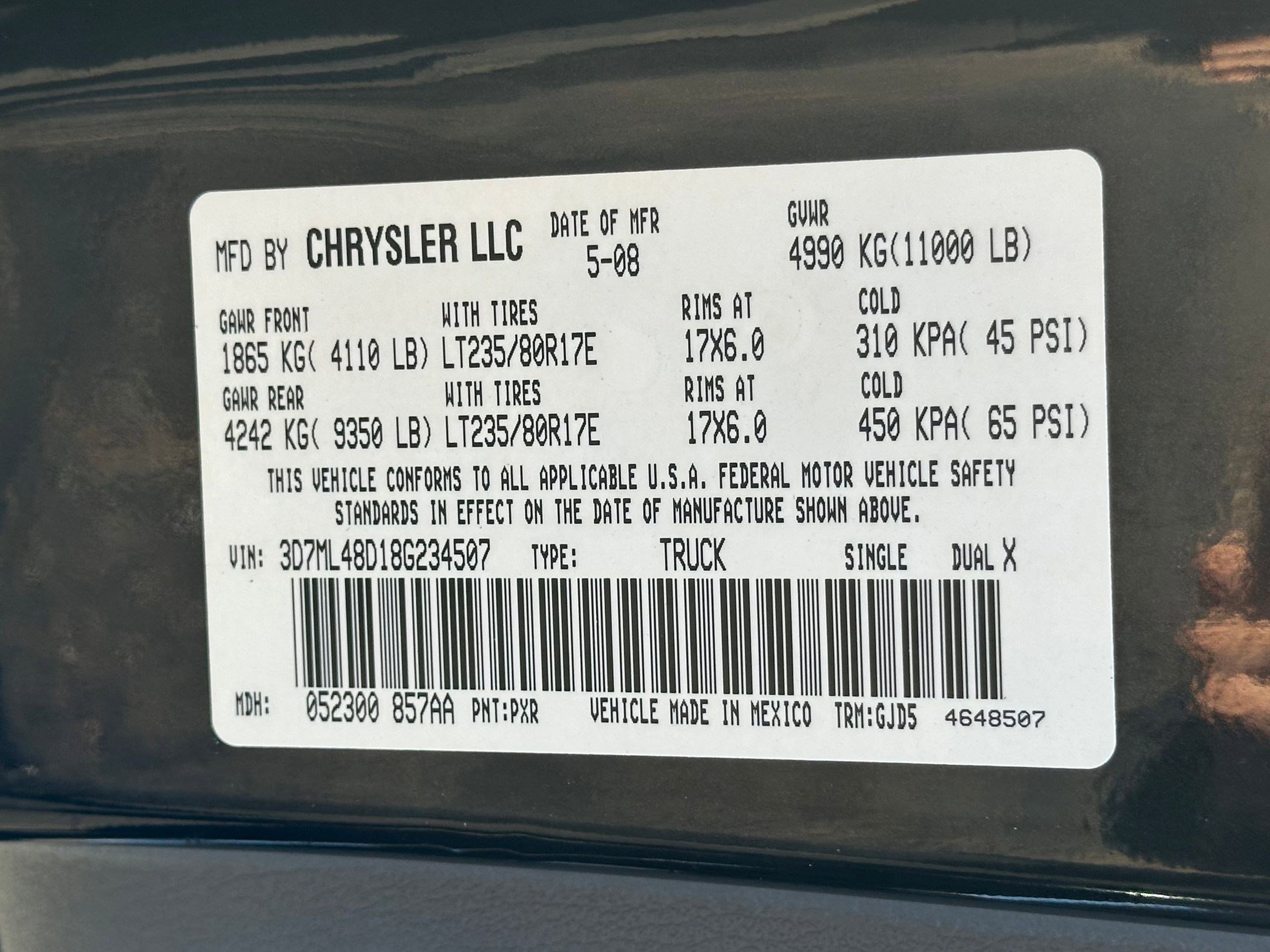 Used 2008 Dodge Ram 3500 Truck Laramie w/ Trailer Tow Group image 19