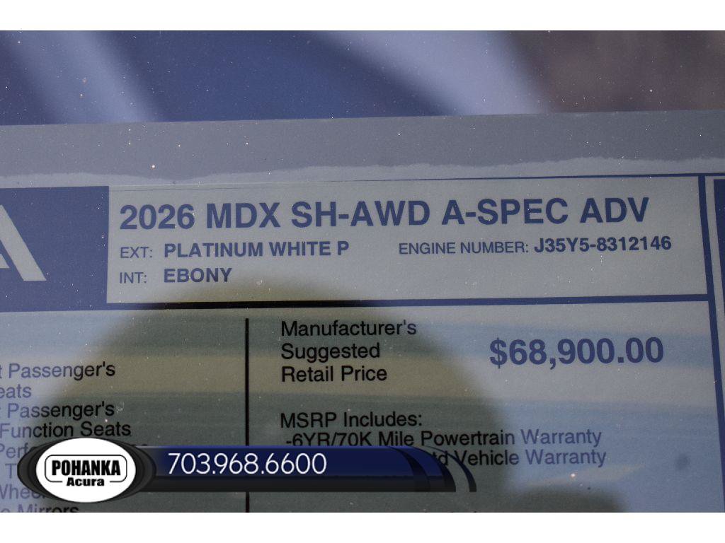 New 2026 Acura MDX A-Spec AWD/4WD image 40