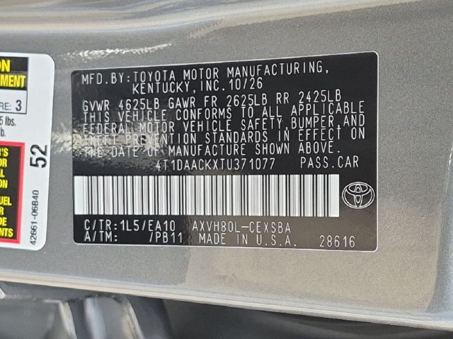 New 2026 Toyota Camry SE w/ Multimedia Upgrade Package FWD image 31
