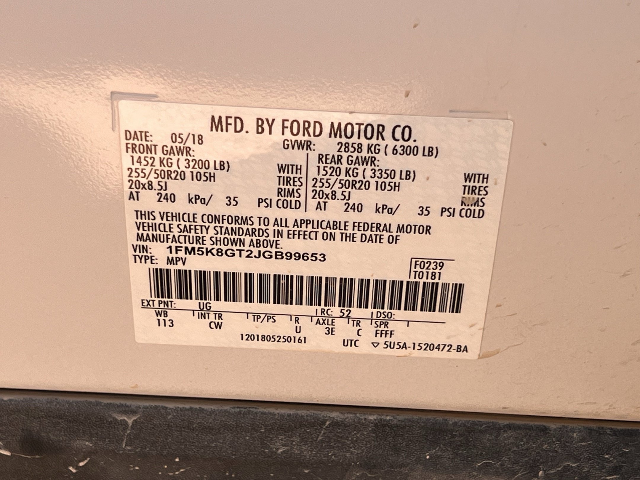 Used 2018 Ford Explorer Sport w/ Equipment Group 401A AWD/4WD image 13