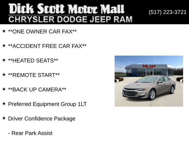 Used 2023 Chevrolet Malibu LT w/ Driver Confidence Package FWD image 8