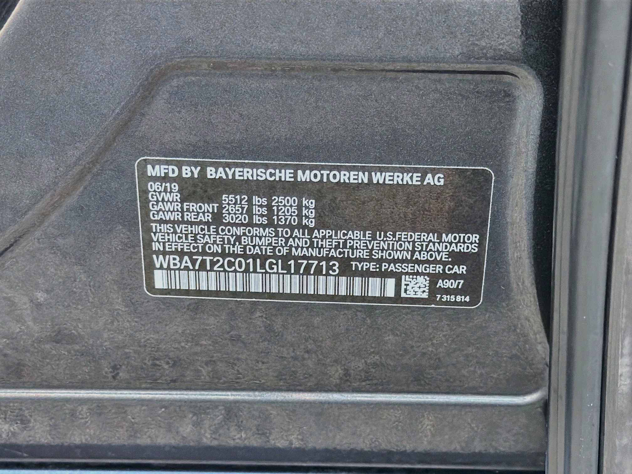 Used 2020 BMW 740i w/ Cold Weather Package RWD image 44