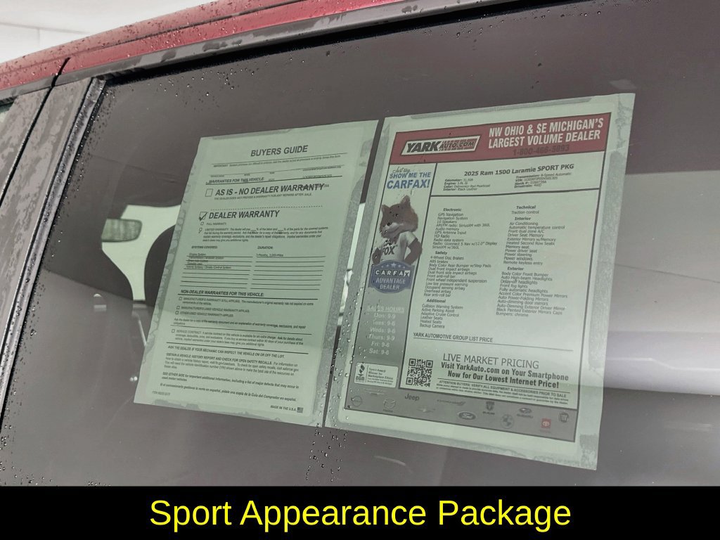 Used 2025 RAM 1500 Laramie w/ Sport Appearance Package AWD/4WD image 13