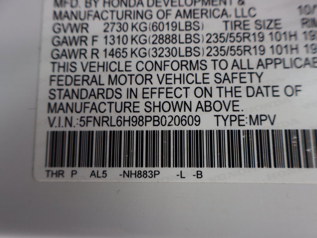 Certified 2023 Honda Odyssey Elite image 37