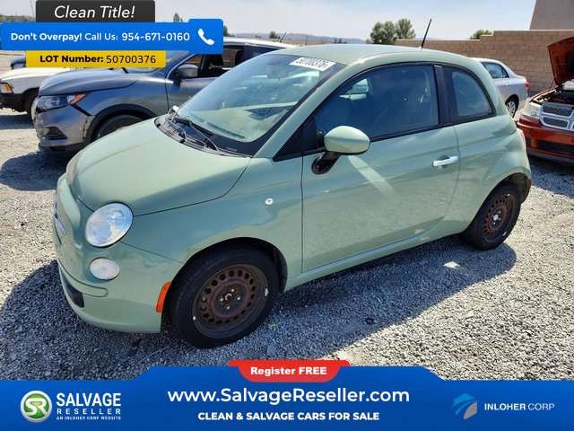 Used 2012 FIAT 500 Pop FWD image 1