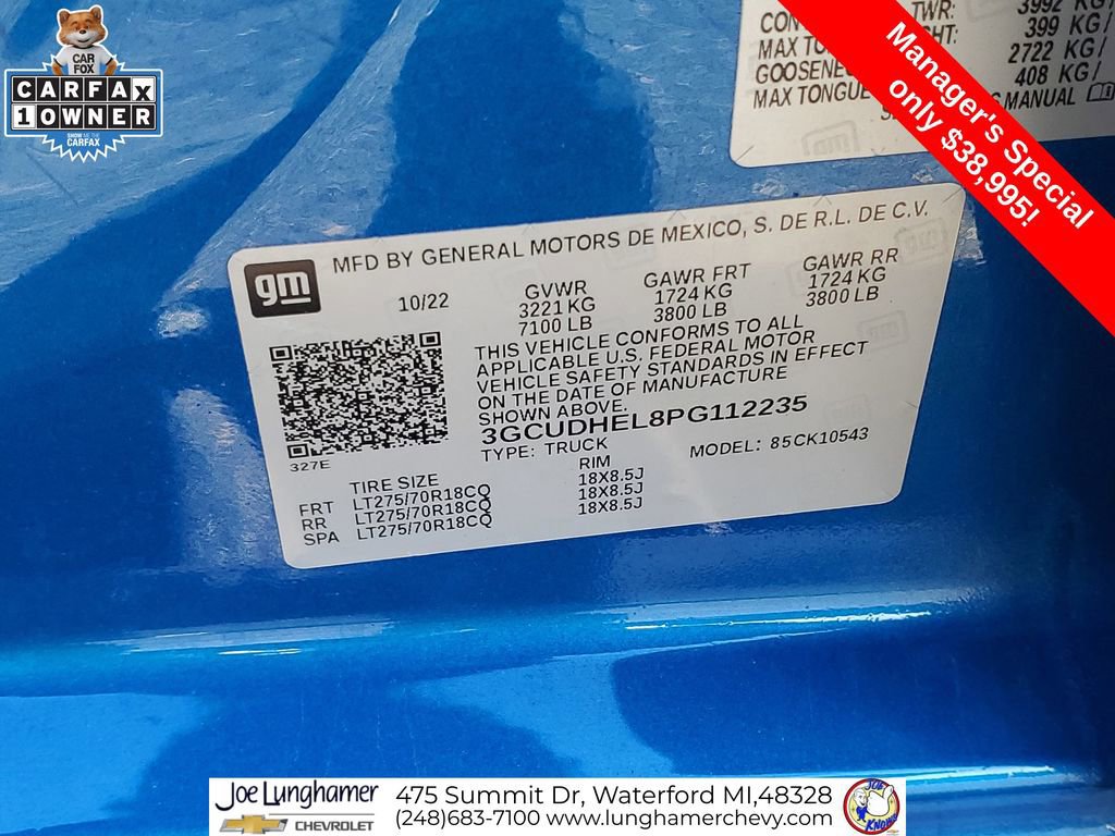 Certified 2023 Chevrolet Silverado 1500 ZR2 w/ Technology Package image 36