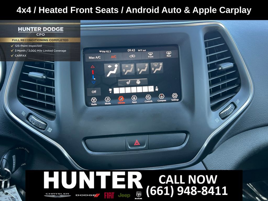 Certified 2019 Jeep Cherokee Latitude w/ Cold Weather Group AWD/4WD image 25