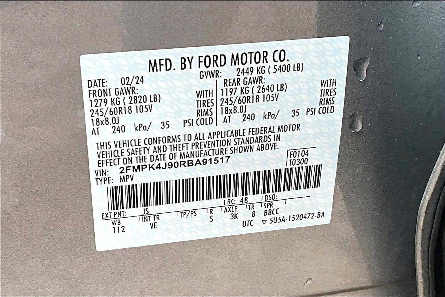 Used 2024 Ford Edge SEL w/ Convenience Package image 36