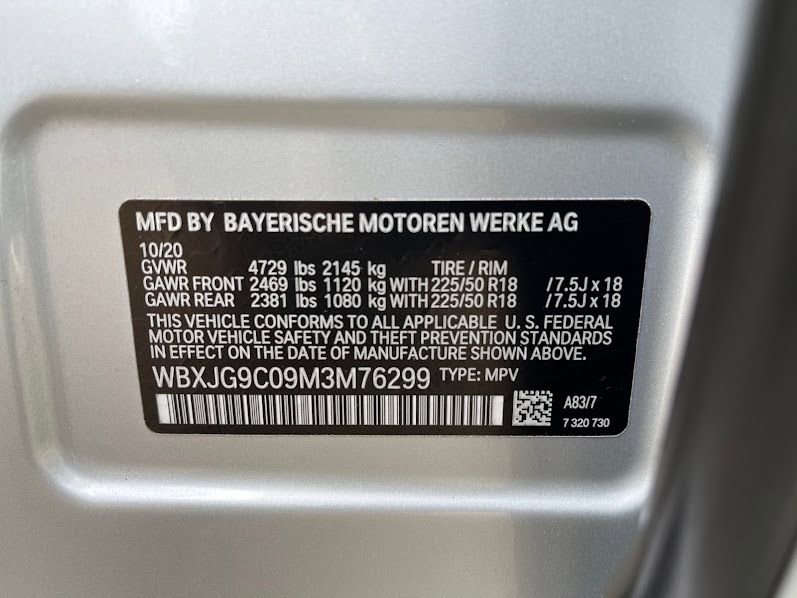 Used 2021 BMW X1 xDrive28i w/ Convenience Package AWD/4WD image 7