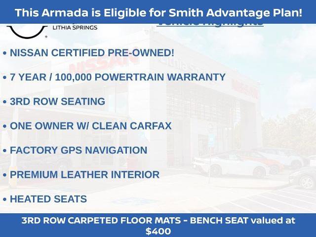 Certified 2024 Nissan Armada SV w/ Cargo Package RWD image 13