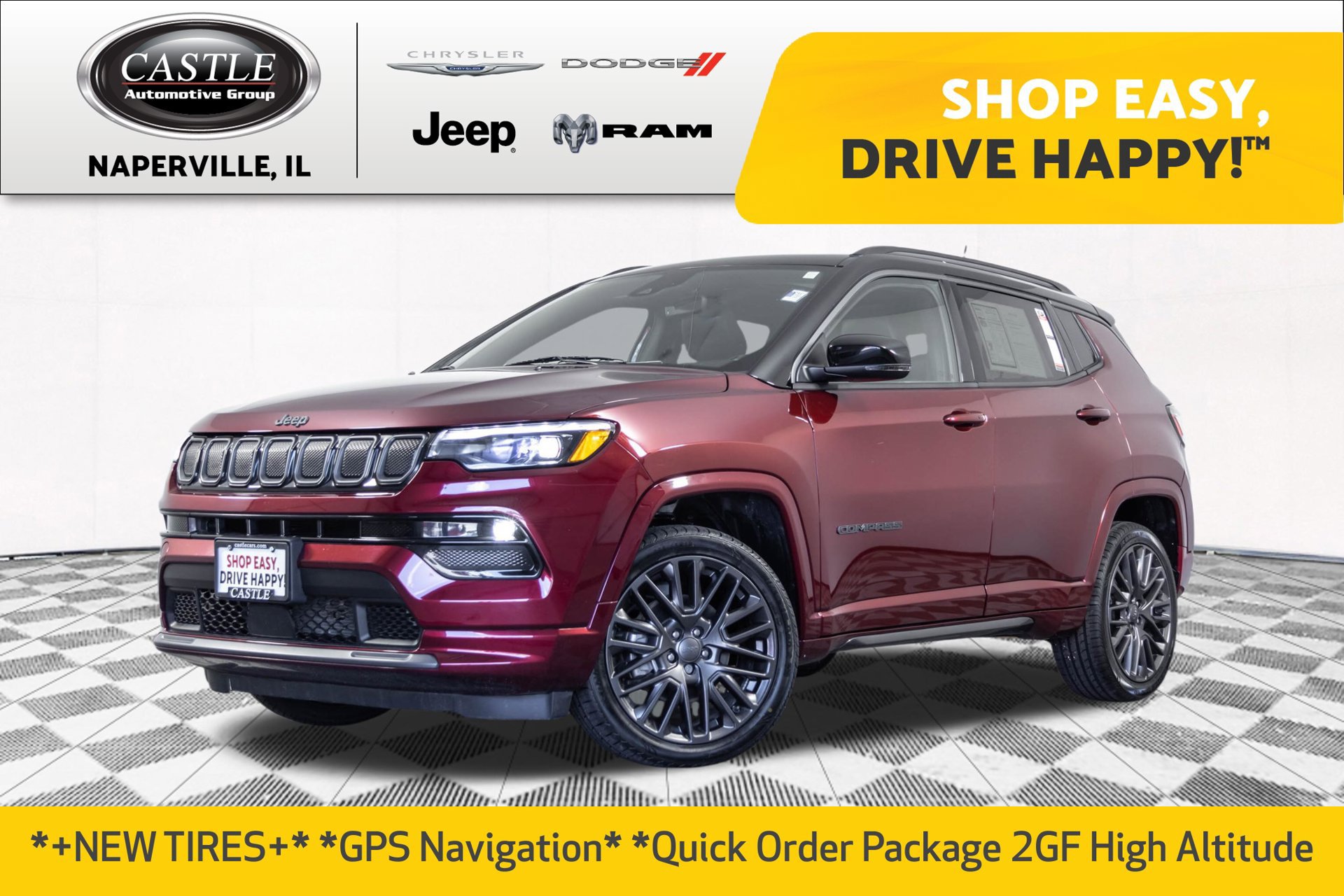 Used 2022 Jeep Compass High Altitude AWD/4WD image 1