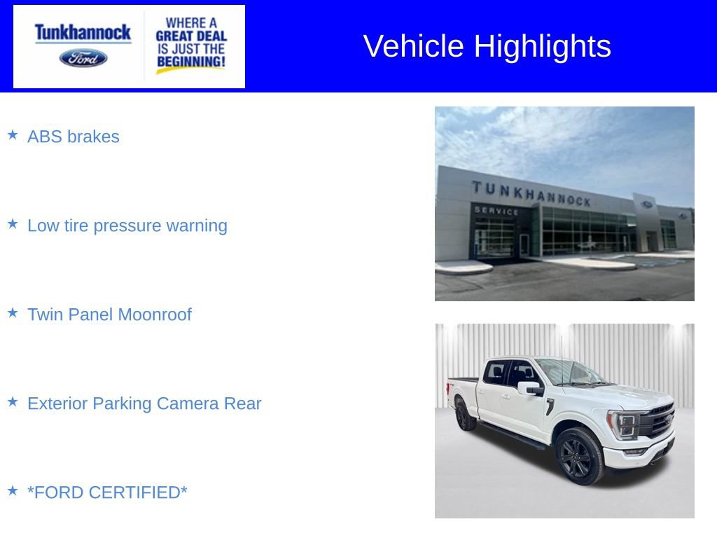 Certified 2023 Ford F150 Lariat w/ Equipment Group 502A High image 6