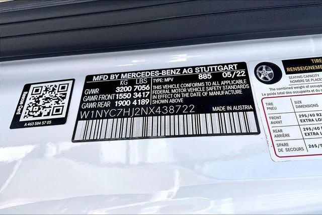 Certified 2022 Mercedes-Benz G 63 AMG 4MATIC image 15