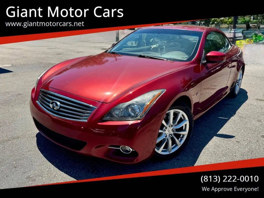 Used 2014 INFINITI Q60 Convertible w/ Premium Package RWD image 1