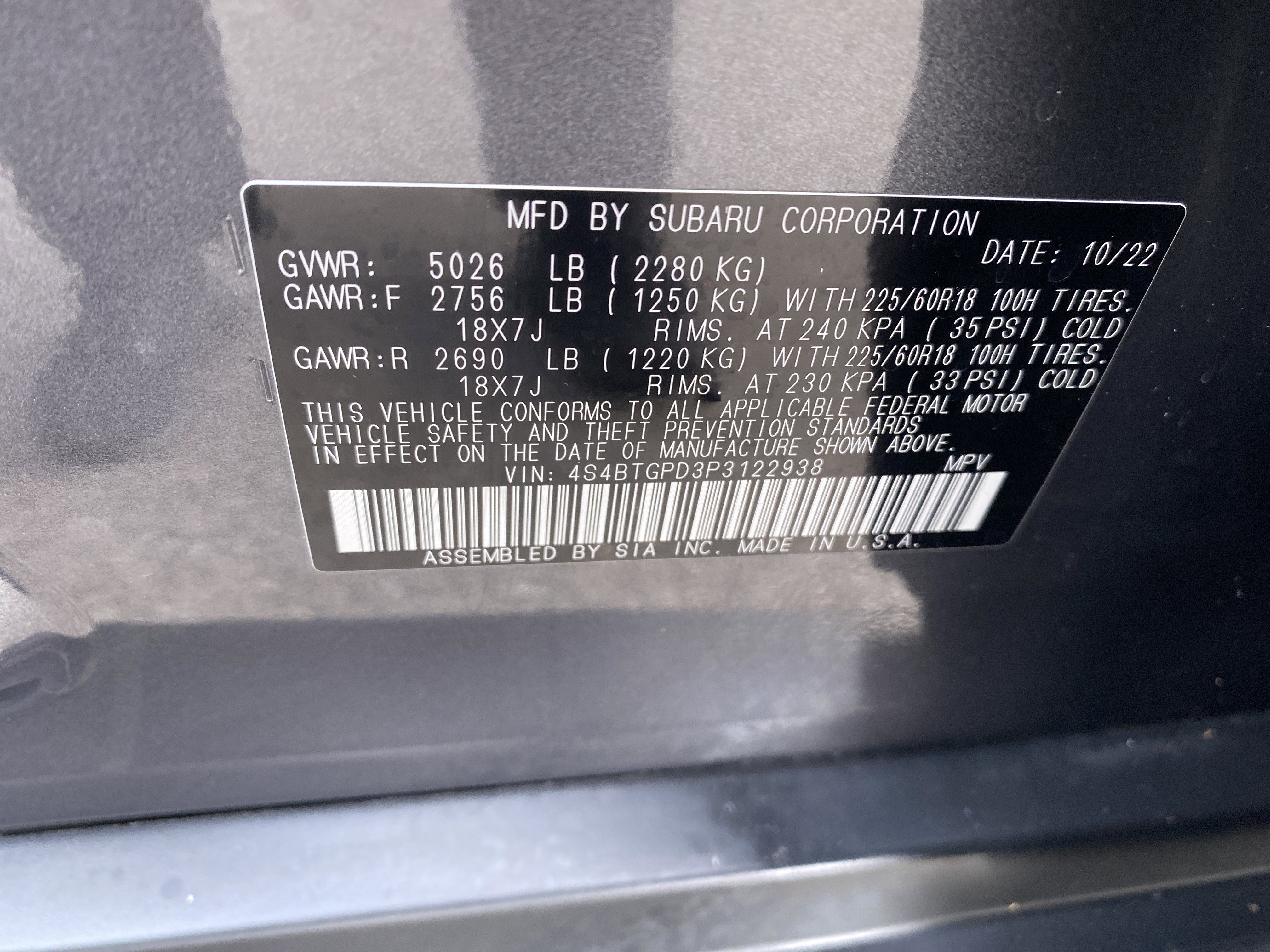 Used 2023 Subaru Outback Touring XT w/ Tech Package 3 image 27