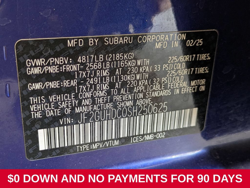 Used 2025 Subaru Crosstrek 2.5i Premium AWD/4WD image 32
