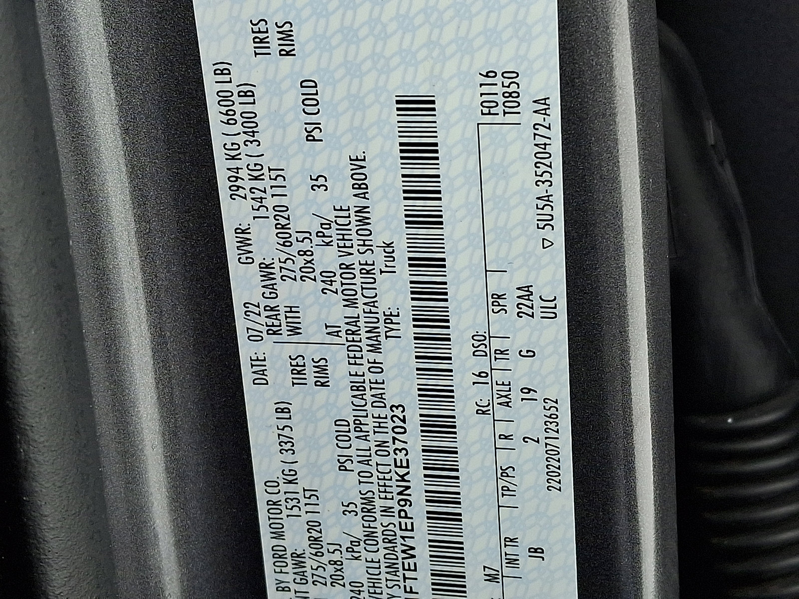 Certified 2022 Ford F150 XL w/ STX Appearance Package image 28