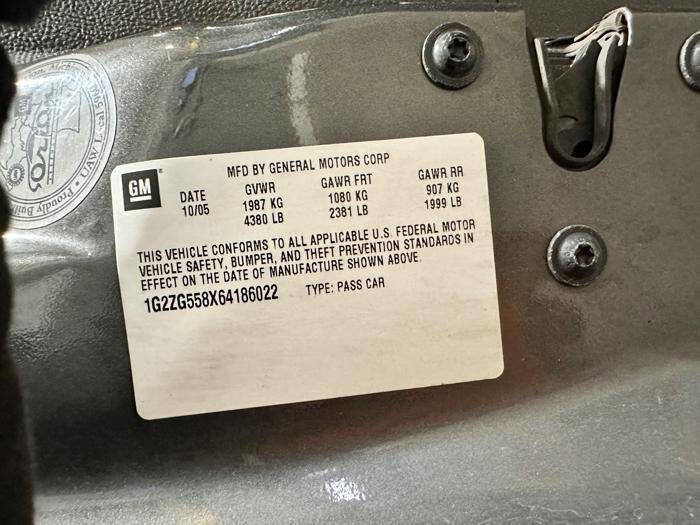 Used 2006 Pontiac G6 Sedan w/ Drivers Package FWD image 42