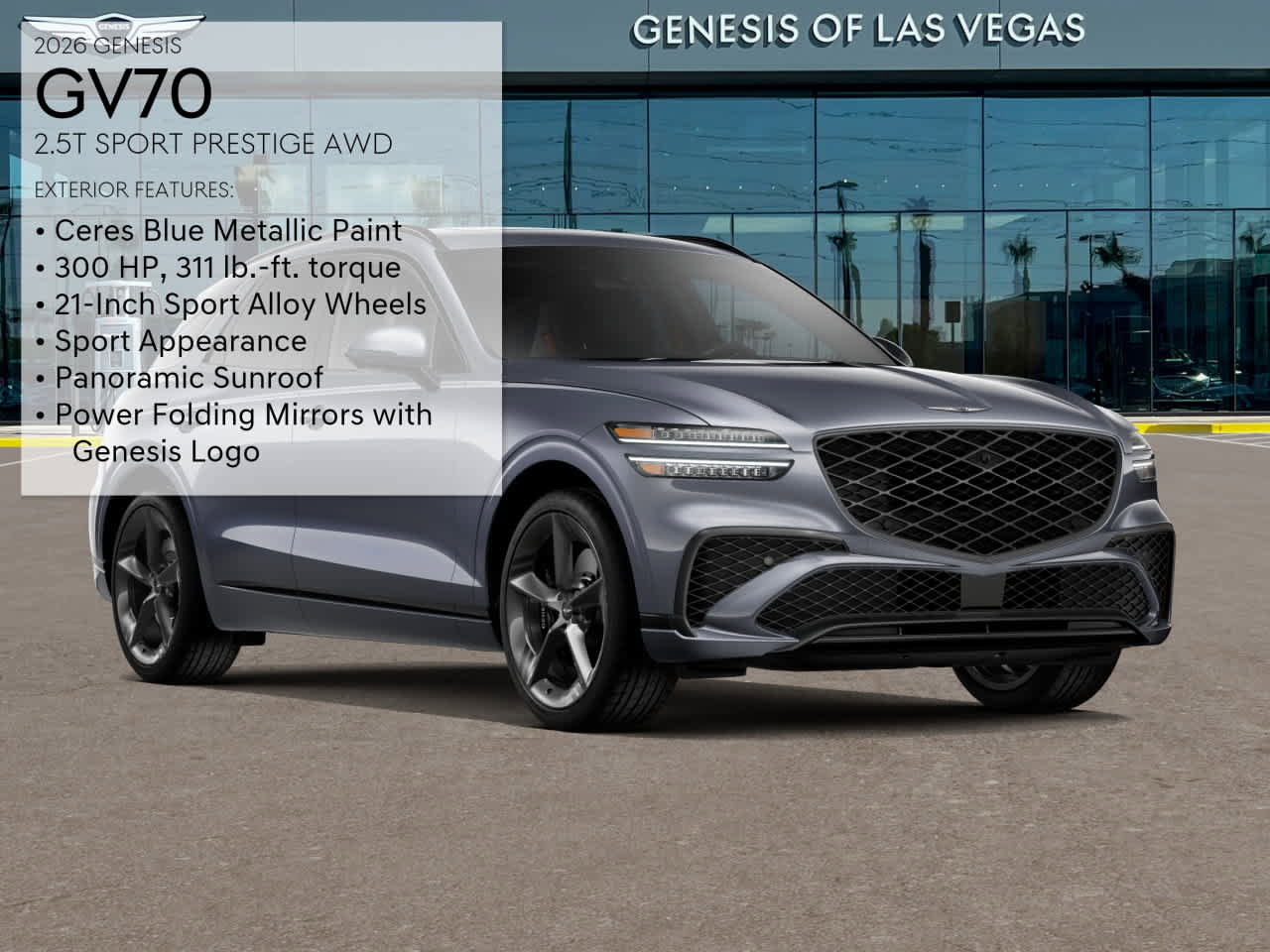 New 2026 Genesis GV70 2.5T Sport Prestige AWD/4WD image 3